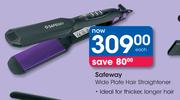Safeway Wide Plate Hair Straightener-Each