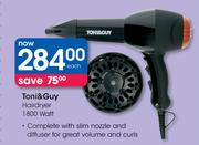 Toni & Guy Hairdyer 1800 Watt-Each