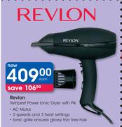 Revlon Tempest Power Ionic Dryer With Pik-Each