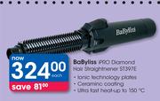 Babyliss iPro Diamond Hair Straightener ST397E-Each
