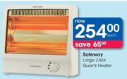 Safeway Large 2 Bar Quartz Heater-Each