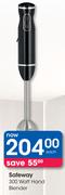 Safeway 300 Watt Hand Blender-Each