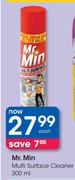Mr. Min Multi Surface Cleaner 300Ml-Each