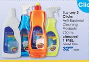 Clicks Anti-Bacterial Cleaning Products 750Ml-Each
