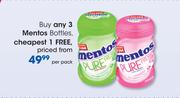 Mentos Bottles-Per Pack