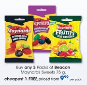 Beacon Maynards Sweets-75g Per Pack