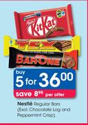 Nestle Regular Bars (Excl.Chocolate Log & Peppermint Crisp)-For 5