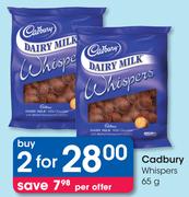 Cadbury Whispers-2 x 65g