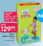 Clicks Made 4 Bay Pants Jumbo Pack-Per Pack