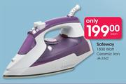 Safeway 1800 Watt Ceramic Iron JA-3342-Each