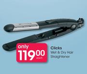 Clicks Wet & Dry Hair Straightener-Each