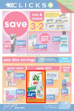 Clicks : Feel Good Pay Less (20 Jun - 22 Jul 2014), page 1