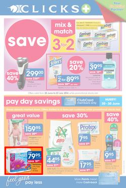 Clicks : Feel Good Pay Less (20 Jun - 22 Jul 2014), page 1