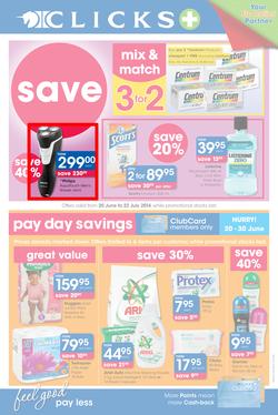 Clicks : Feel Good Pay Less (20 Jun - 22 Jul 2014), page 1