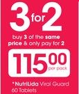 Nutrilida Viral Guard 60 Tablets-Per Pack