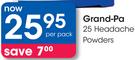 Grand-Pa Headache Powders-25's Per Pack