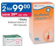 Clicks Buffered Vitamin C 100 Capsules