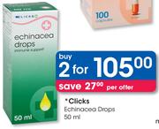 Clicks Echinacea Drops-2X50ml