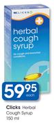 Clicks Herbal Cough Syrup-150ml