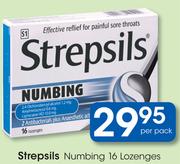 Strepsils Numbing 16 Lozenges-Per Pack