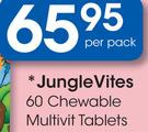 Jungle Vites 60 Chewable Multivit Tablets-Per Pack