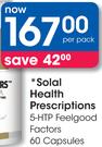 Solal Health Prescription 5-HTP Feelgood Factors 60 Capsules-Per Pack