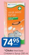 Clicks Viral Eeze Children's Syrup-200ml