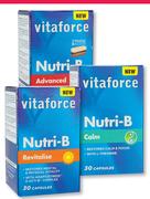 Vitaforce Nutri-B 30 Calm Or Revitalise Capsules-Per Pack