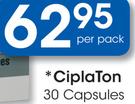 CiplaTon 30 Capsules-Per Pack