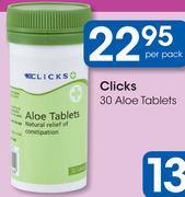 Clicks 30 Aloe Tablets-Per Pack