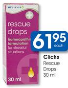 Clicks Rescue Drops-30ml