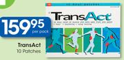 TransAct 10 Patches-Per Pack
