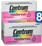 Centrum Materna 30 Tablets-Per Pack