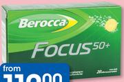 Berocca Focus 50+ 30 Effervescent Tablet-Per Pack
