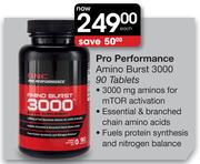 Pro Performance Amino Burst-90 Tablets Each