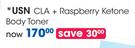USN CLA + Raspberry Ketone Body Toner 