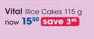 Vital Rice Cakes-115g
