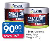 Evox Creatine Value Pack-100g + 100g Per Offer