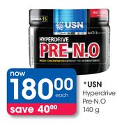 USN Hyperdrive Pre-N.O-140g Each