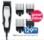  Wahl Homepro Basic Hair Clipper Set-Per Set