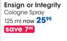 Ensign Or Integrity Cologne Spray-125ml 