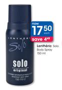 Lentheric Solo-Body Spray-150ml Each