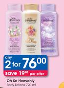 Oh So Heavenly Body Lotions-2 x 720ml 