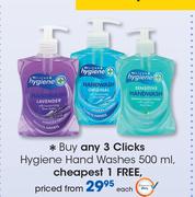 Clicks Hygiene Hand Washes-500ml Each