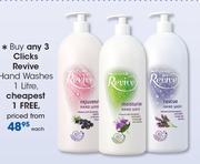 Clicks Revive Hand washes-1Ltr Each