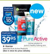 Garnier Selected Pure Active Products-Each