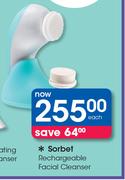 Sorbet Rechargeable Facial Cleanser-Each