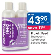 Protein Feed Shampoo & Conditioner Banded Pack