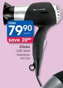 Clicks 1200 Watt Hairdryer