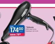 Safeway 2000 Watt Ionic Hairdryer-Each